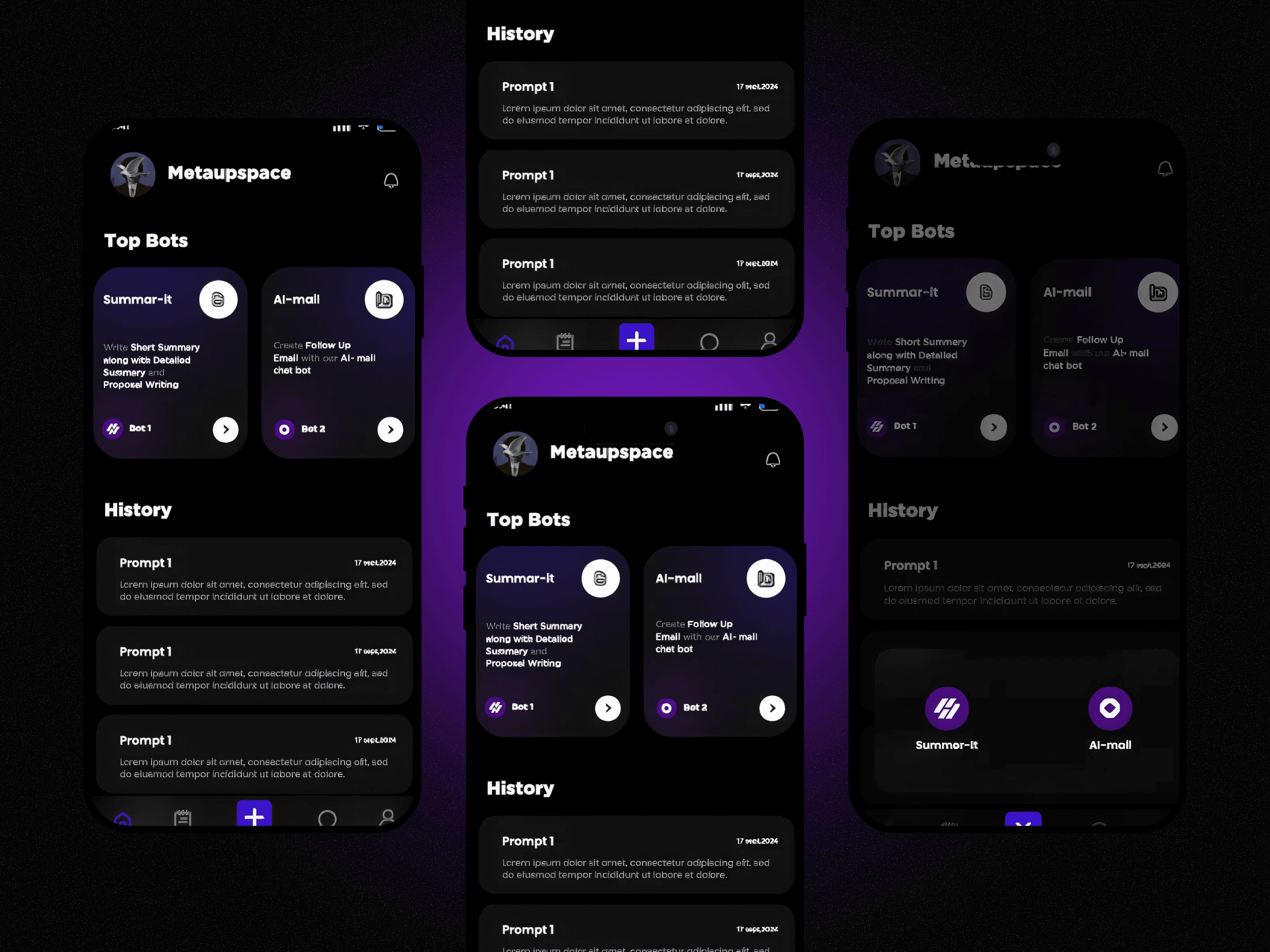 AI Bidding Agent mockup